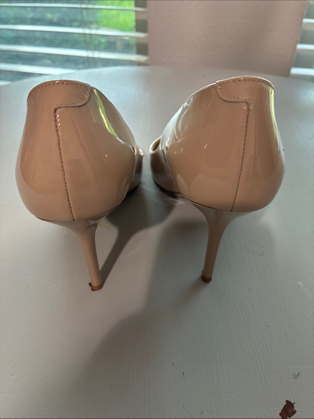 Jimmy Choo Blush Patent Leather Pointed-Toe Stilettos - Picture 3 of 9